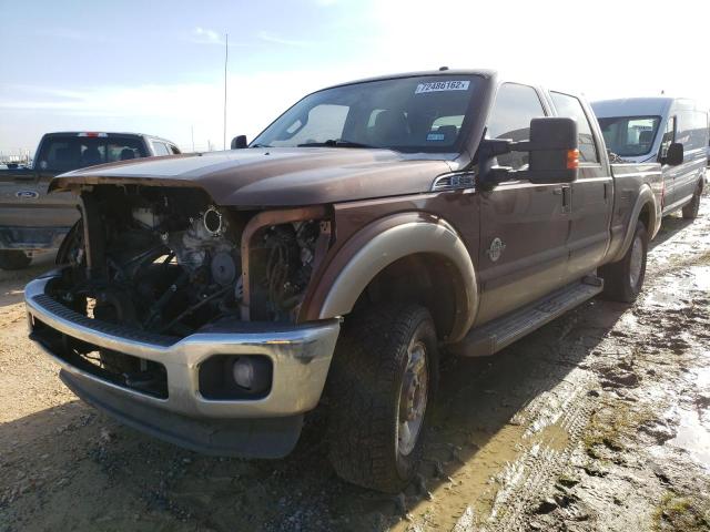 FORD F250 SUPER 2011 with VIN 1FT7W2BT1BEC92974 - Photo from auction