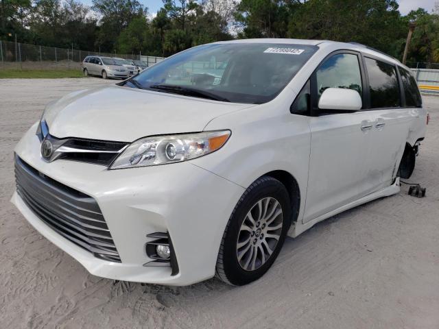 TOYOTA SIENNA XLE 2018 with VIN 5TDYZ3DC4JS921814 - Photo from auction