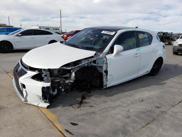 LEXUS CT 200 2017 with VIN JTHKD5BH8H2296722 - Photo from auction