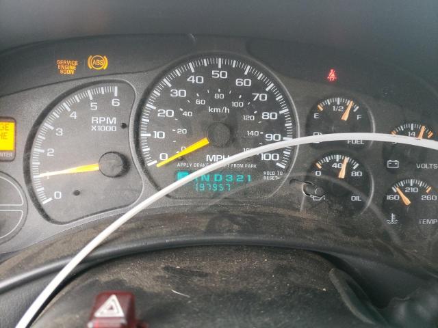 Photo 9 from auction – 2002 CHEVROLET AVALANCHE with VIN 3GNEK13T52G100256