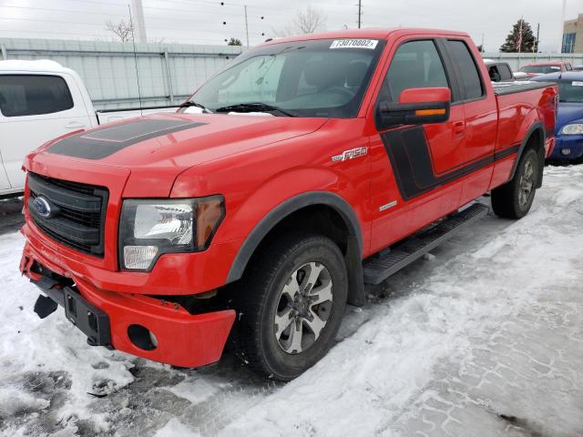 FORD F150 SUPER 2013 with VIN 1FTFX1ET0DFB62633 - Photo from auction