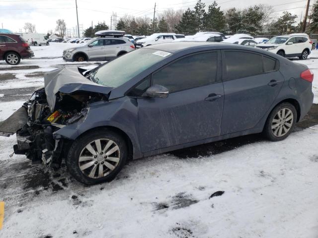 KIA FORTE LX 2014 with VIN KNAFX4A68E5225581 - Photo from auction