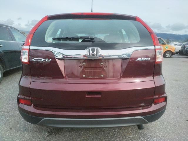 Photo 6 from auction – 2015 HONDA CR-V LX with VIN 5J6RM4H36FL086434