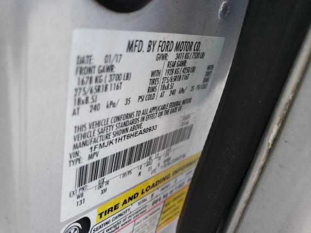 Photo 14 from auction – 2017 FORD EXPEDITION with VIN 1FMJK1HT6HEA50933