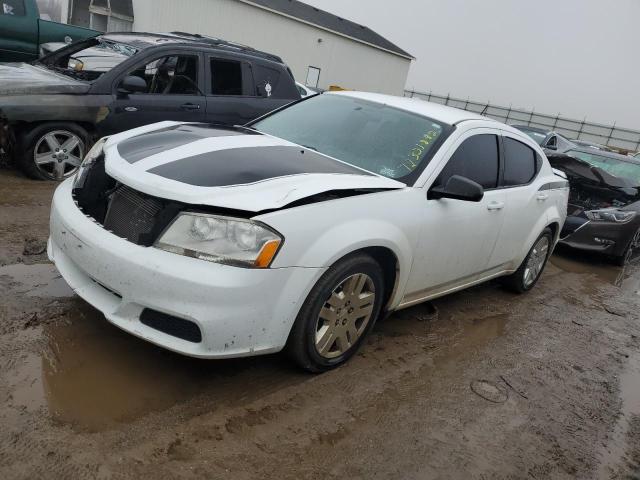 DODGE AVENGER SE 2012 with VIN 1C3CDZAB4CN110485 - Photo from auction