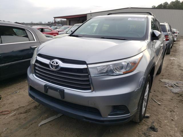 TOYOTA HIGHLANDER 2016 with VIN 5TDBKRFH6GS274475 - Photo from auction
