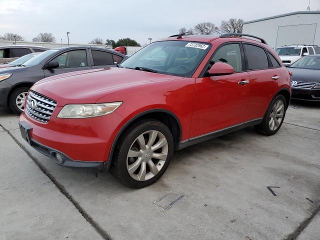 INFINITI FX35 2003 with VIN JNRAS08W13X000432 - Photo from auction