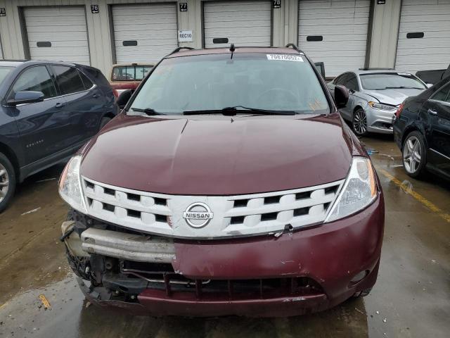 Photo 5 from auction – 2005 NISSAN MURANO SL with VIN JN8AZ08W35W410058
