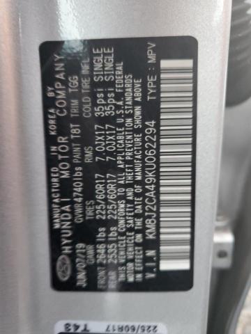 Photo 14 from auction – 2019 HYUNDAI TUCSON SE with VIN KM8J2CA49KU062294