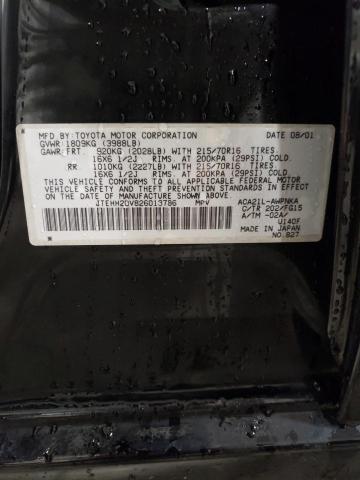 Photo 14 from auction – 2002 TOYOTA RAV4 with VIN JTEHH20V826013786