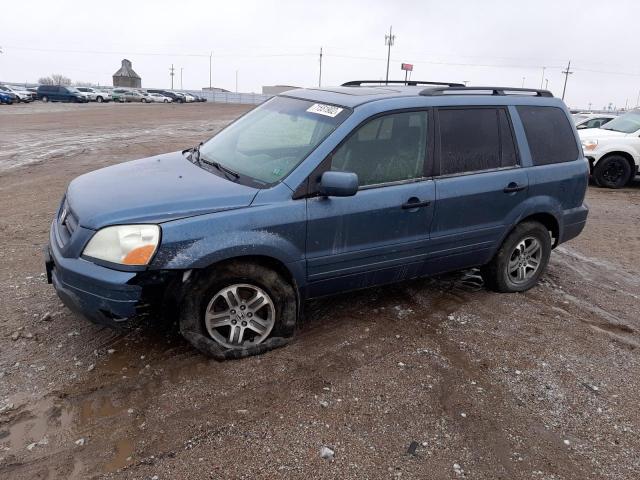 HONDA PILOT EXL 2005 with VIN 2HKYF18685H534440 - Photo from auction