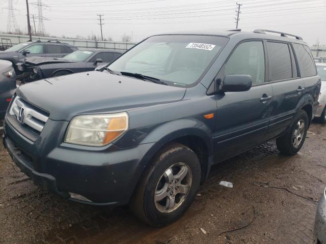 HONDA PILOT EX 2006 with VIN 5FNYF186X6B005619 - Photo from auction
