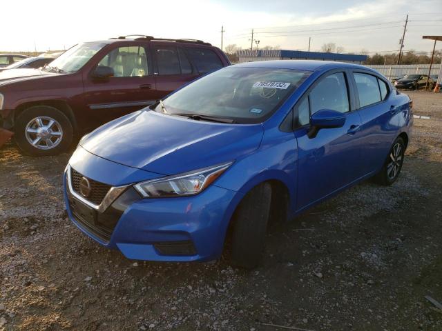 NISSAN VERSA SV 2021 with VIN 3N1CN8EV0ML824108 - Photo from auction