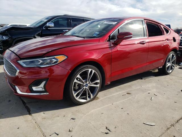 FORD FUSION TIT 2019 with VIN 3FA6P0D98KR186815 - Photo from auction