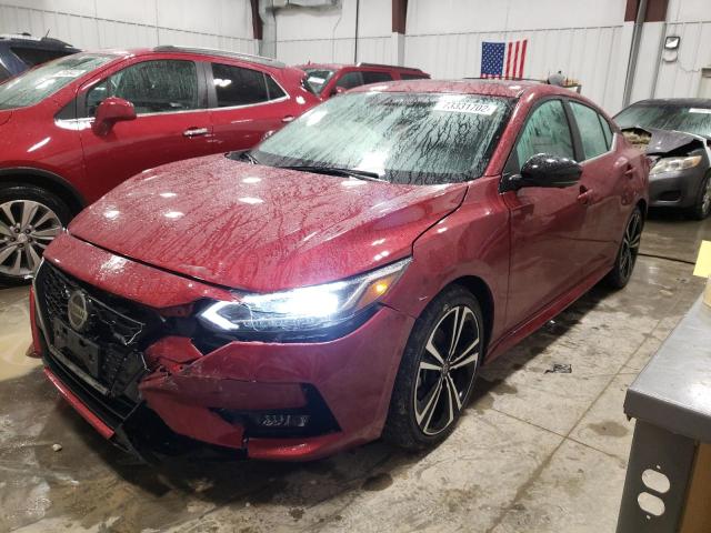 NISSAN SENTRA SR 2021 with VIN 3N1AB8DV6MY291525 - Photo from auction