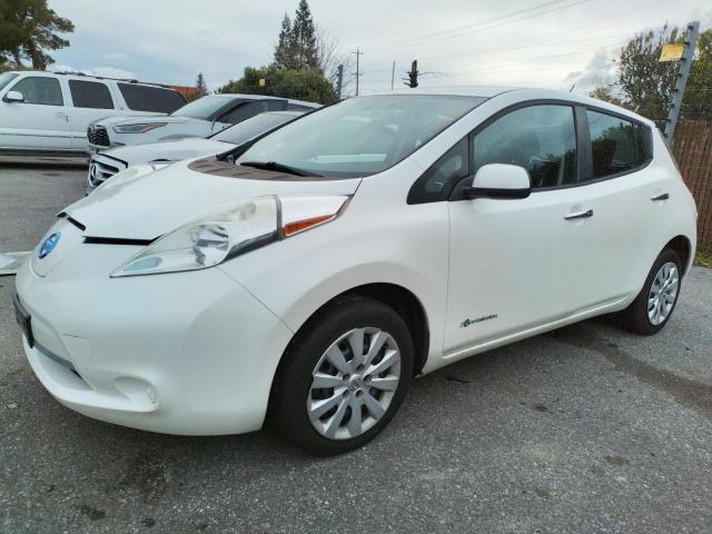 NISSAN LEAF S 2015 with VIN 1N4AZ0CPXFC321799 - Photo from auction
