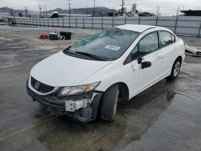 Photo 1 from auction – 2014 HONDA CIVIC LX with VIN 2HGFB2F57EH501622