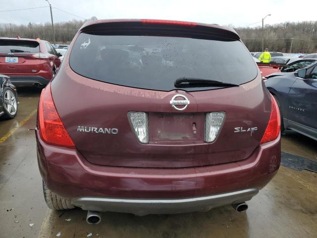 Photo 6 from auction – 2005 NISSAN MURANO SL with VIN JN8AZ08W35W410058
