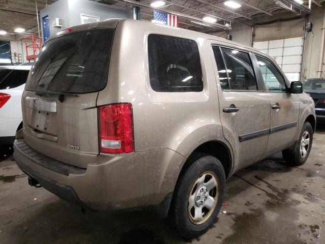 Photo 3 from auction – 2011 HONDA PILOT LX with VIN 5FNYF4H26BB012351