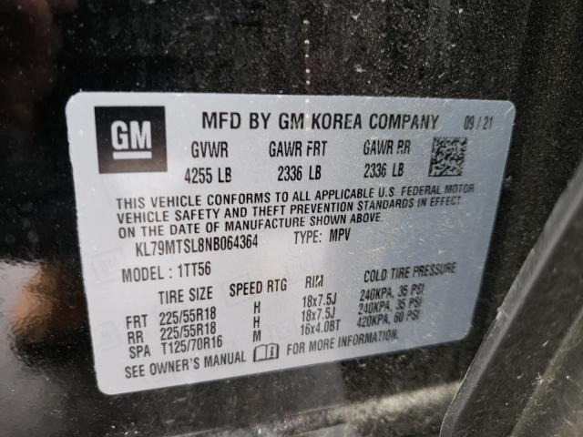 Photo 14 from auction – 2022 CHEVROLET TRAILBLAZE with VIN KL79MTSL8NB064364
