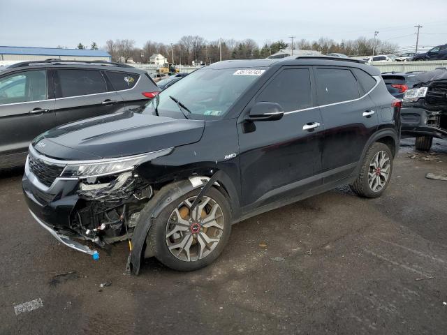 KIA SELTOS SX 2022 with VIN KNDETCA23N7279084 - Photo from auction