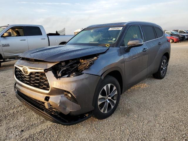 Photo 1 from auction – 2021 TOYOTA HIGHLANDER with VIN 5TDGZRAH9MS081080