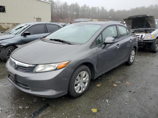 HONDA CIVIC LX 2012 with VIN 2HGFB2E52CH556347 - Photo from auction