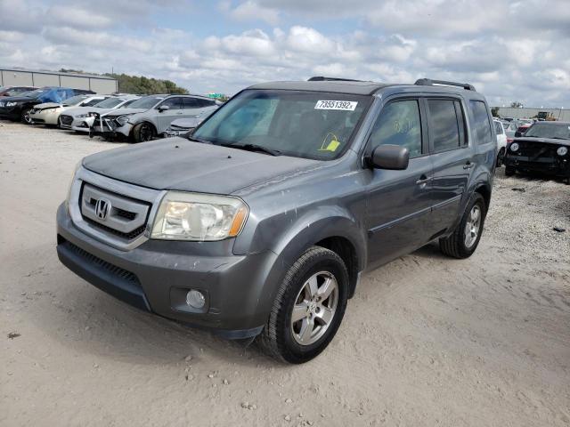HONDA PILOT EXL 2010 with VIN 5FNYF3H63AB002999 - Photo from auction