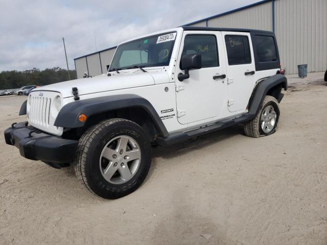JEEP WRANGLER U 2014 with VIN 1C4BJWDG0EL232541 - Photo from auction