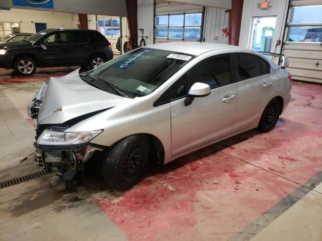 HONDA CIVIC LX 2012 with VIN 2HGFB2F55CH612683 - Photo from auction