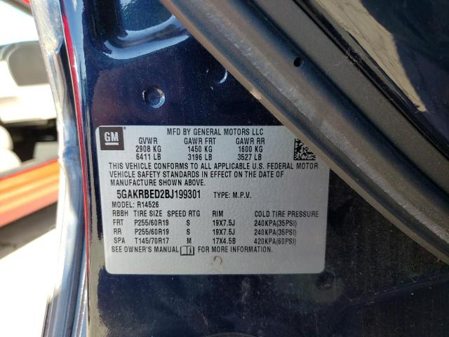 Photo 14 from auction – 2011 BUICK ENCLAVE CX with VIN 5GAKRBED2BJ199301