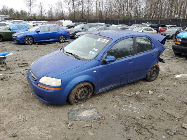 CHEVROLET AVEO BASE 2005 with VIN KL1TD52605B317828 - Photo from auction
