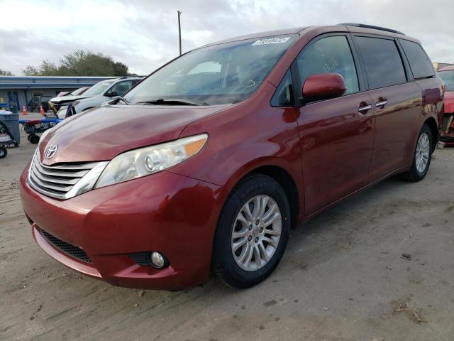 TOYOTA SIENNA XLE 2015 with VIN 5TDYK3DC1FS628660 - Photo from auction