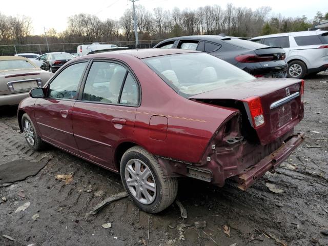 Photo 2 from auction – 2003 HONDA CIVIC EX with VIN 1HGES26773L008262