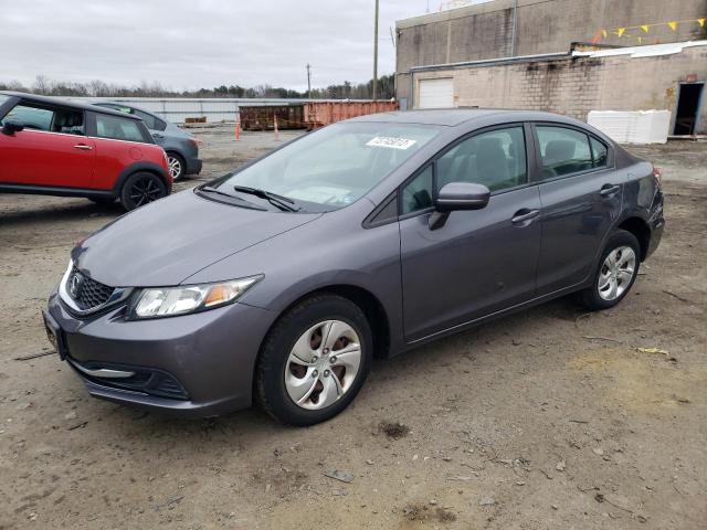 HONDA CIVIC LX 2014 with VIN 2HGFB2F5XEH557473 - Photo from auction