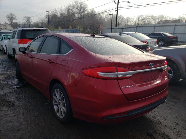 Photo 2 from auction – 2017 FORD FUSION SE with VIN 3FA6P0HD1HR304033