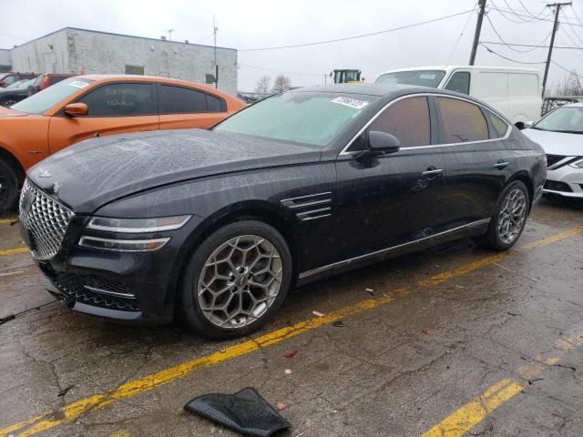 GENESIS G80 BASE 2021 with VIN KMTGB4SC0MU048234 - Photo from auction