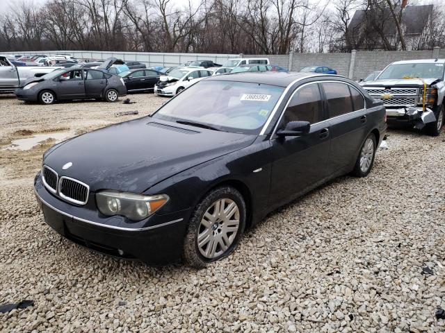 BMW 745 LI 2003 with VIN WBAGN63423DS43675 - Photo from auction