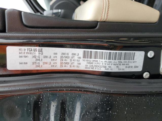 Photo 14 from auction – 2017 JEEP GRAND CHER with VIN 1C4RJFBG3HC637668