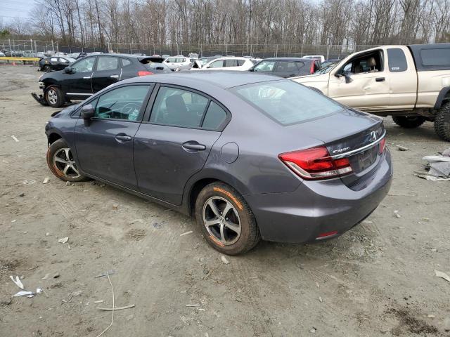 Photo 2 from auction – 2015 HONDA CIVIC SE with VIN 19XFB2F76FE703199
