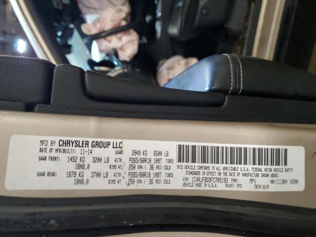 Photo 14 from auction – 2015 JEEP GRAND CHER with VIN 1C4RJFBG9FC705193