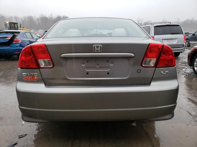 Photo 6 from auction – 2005 HONDA CIVIC LX with VIN 2HGES16565H608330