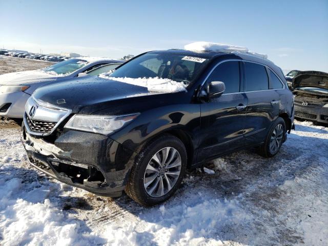ACURA MDX TECHNO 2014 with VIN 5FRYD4H48EB026651 - Photo from auction