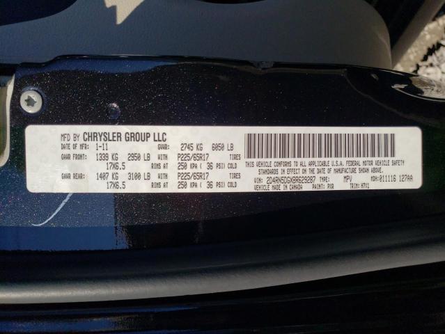 Photo 14 from auction – 2011 DODGE GRAND CARA with VIN 2D4RN5DGXBR629287