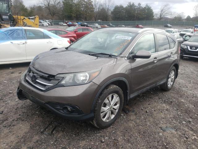 HONDA CR-V EXL 2014 with VIN 2HKRM4H72EH655047 - Photo from auction