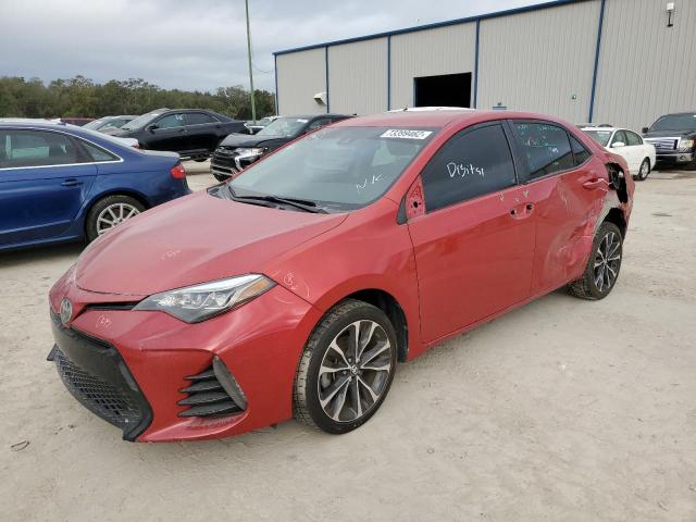 TOYOTA COROLLA L 2018 with VIN 5YFBURHE0JP756839 - Photo from auction