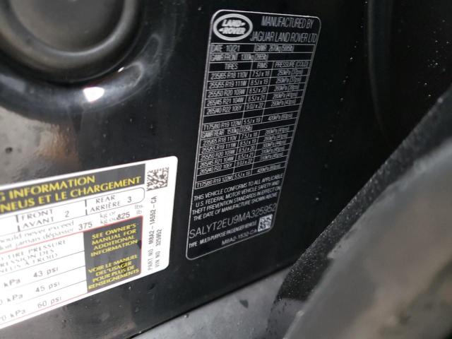 Photo 14 from auction – 2021 LAND ROVER RANGE ROVE with VIN SALYT2EU9MA325952