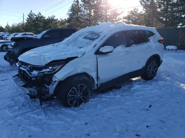 HONDA CR-V EX 2022 with VIN 7FARW2H55NE032814 - Photo from auction
