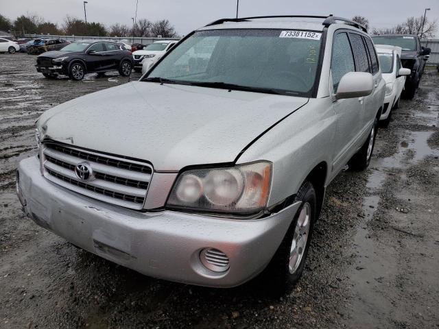 TOYOTA HIGHLANDER 2003 with VIN JTEGF21A830086349 - Photo from auction