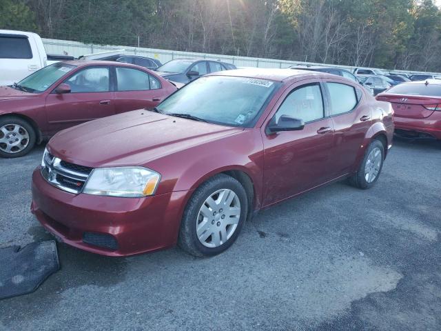 DODGE AVENGER SE 2014 with VIN 1C3CDZAB5EN182623 - Photo from auction
